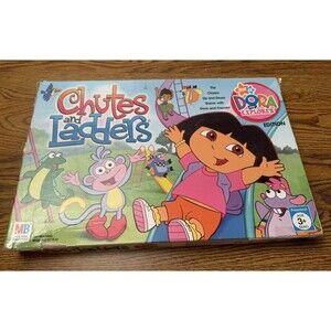 Dora the Explorer Chutes and Ladders Edition Kids Fun Easy Board Game ,Milton Br